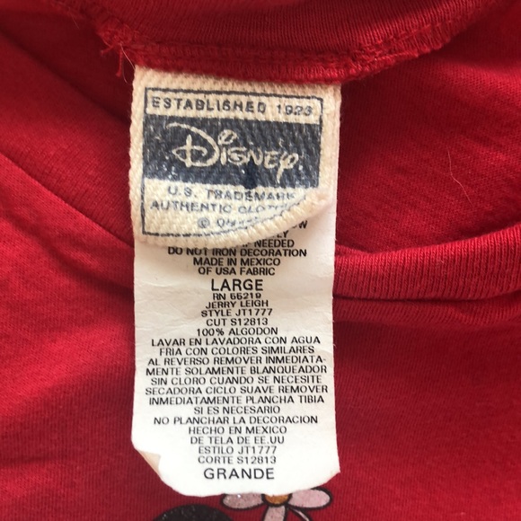 Vintage Disney Minnie Mouse “Flirting” T-Shirt - Picture 3 of 4